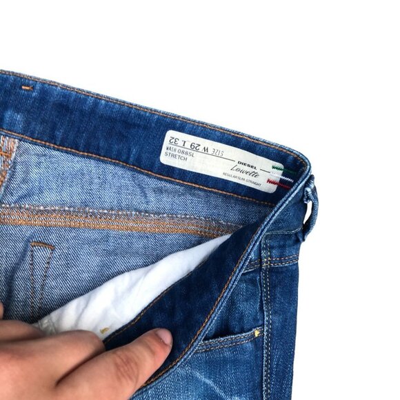 Diesel Jeans Size 29 LOWETTE Blue - Picture 4 of 4